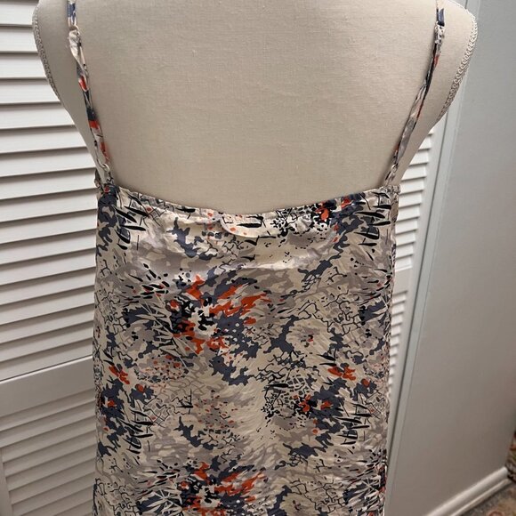 ANTHROPOLOGIE LILKA 100% Silk Floral Tank Top Size Large - Picture 4 of 5